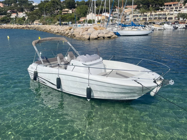 Jeanneau Cap Camarat 7.5 CC charter bareboat or skippered in  La Madrague