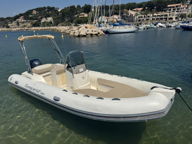 Capelli Tempest 600 charter bareboat or skippered in  La Madrague