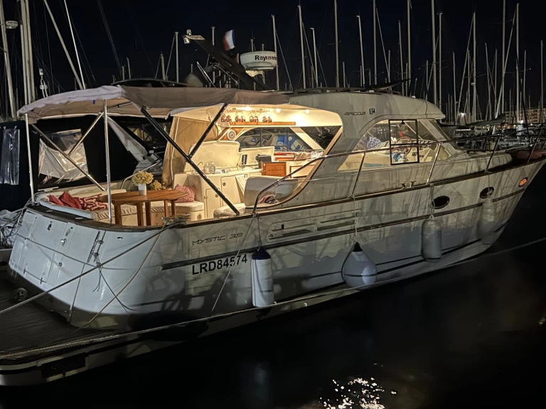 Arcoa Mystic 39 charter bareboat or skippered in  Bormes-les-Mimosas