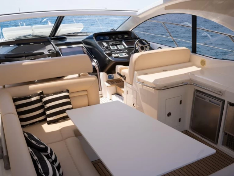 Sunseeker Camargue 50 charter bareboat or skippered in  Golfe-Juan