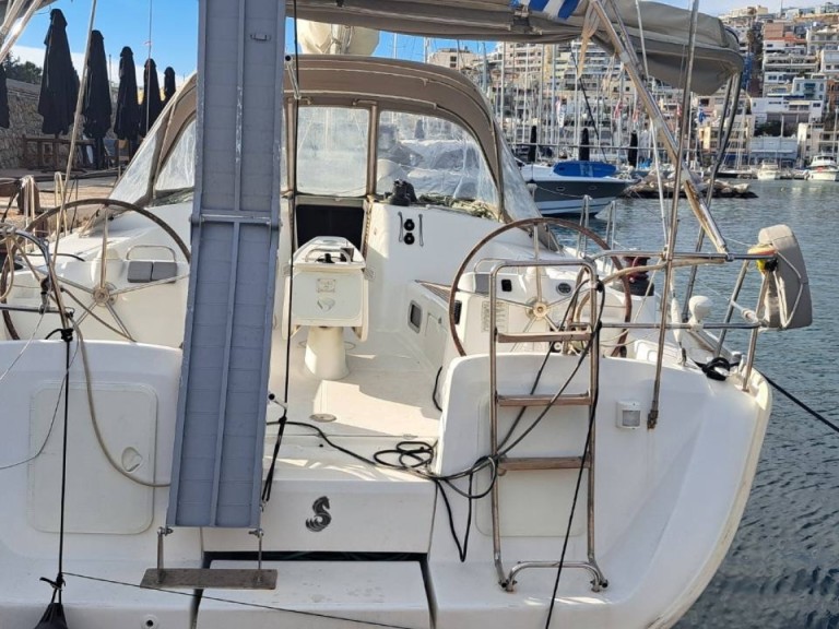 Bénéteau Cyclades 50.5 charter bareboat or skippered in  Lávrio