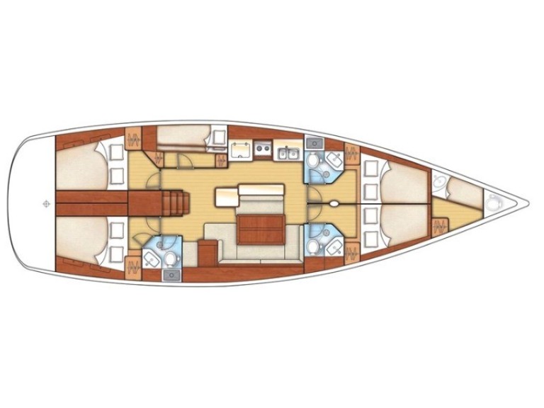 Yacht charter Lávrio - Bénéteau Cyclades 50.5 on SamBoat