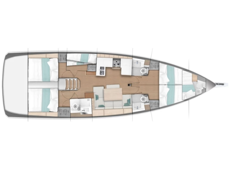 Hire Sailboat with or without skipper Jeanneau Alimos