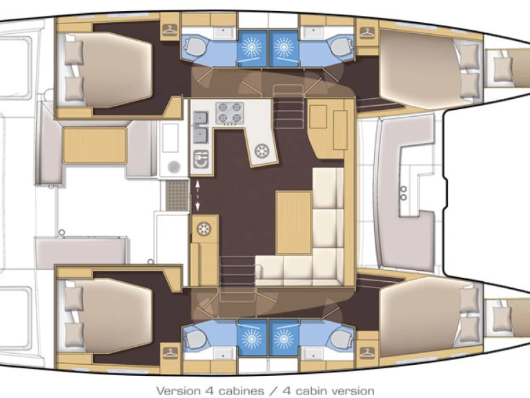 Hire Catamaran with or without skipper Lagoon Parham Town