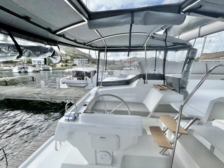 Fountaine Pajot Elba 45 charter bareboat or skippered in  Parham Town