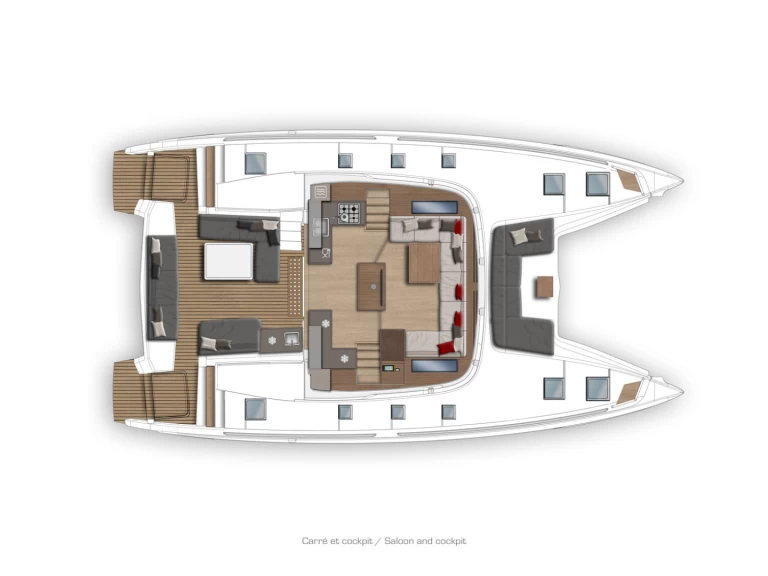 Lagoon Lagoon 50 charter bareboat or skippered in  Parham Town