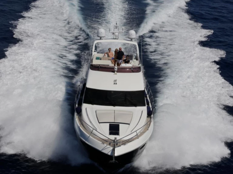Princess Princess 64 Fly charter bareboat or skippered in  Beaulieu-sur-Mer