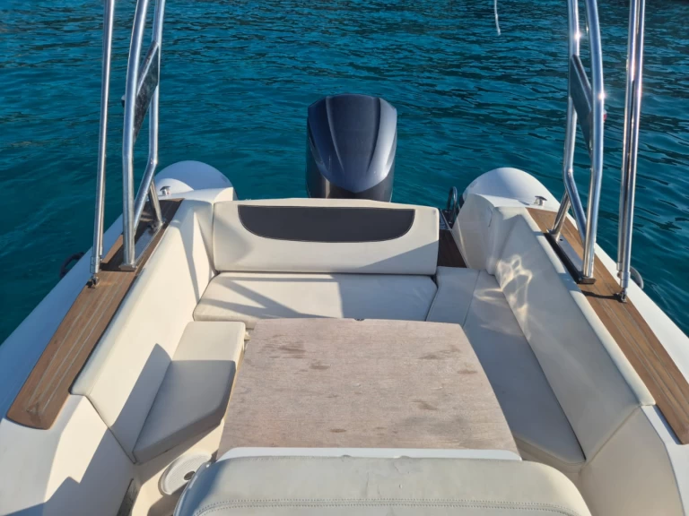 Capelli Tempest 775 charter bareboat or skippered in  Saint-Florent