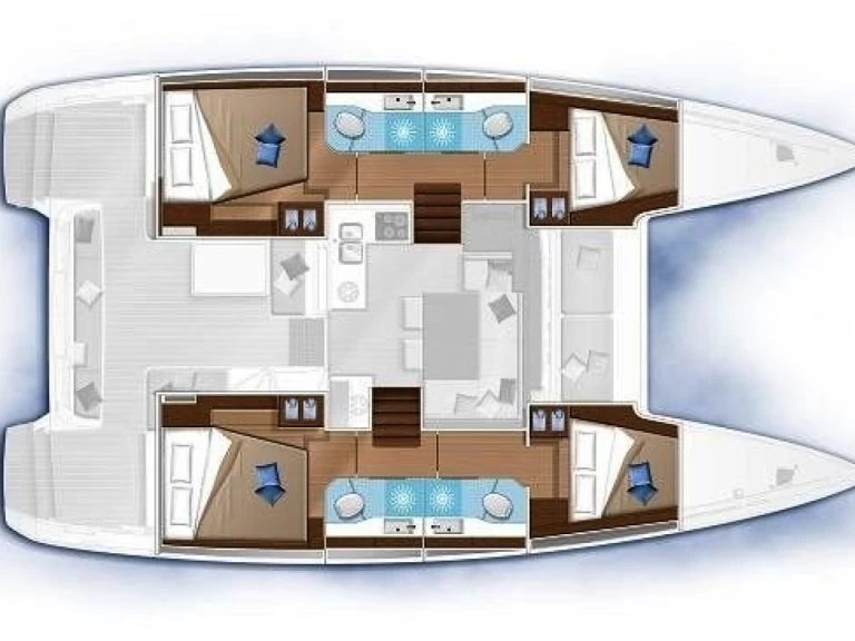 Yacht hire Alimos cheap Lagoon 40