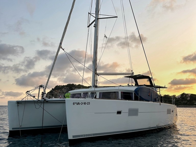 Lagoon Lagoon 450 charter bareboat or skippered in  Santa Eulària des Riu
