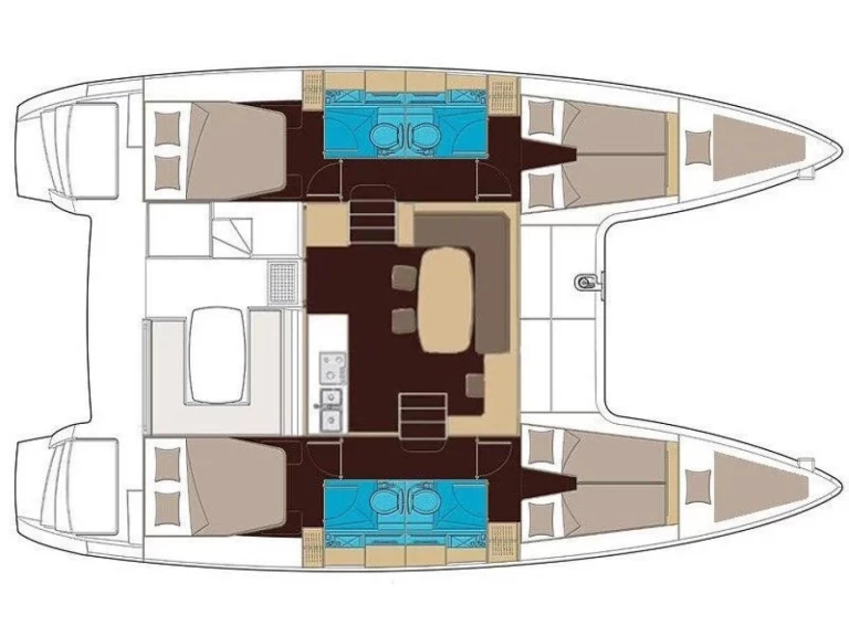 Yacht hire Santa Eulària des Riu cheap Lagoon 400 S2