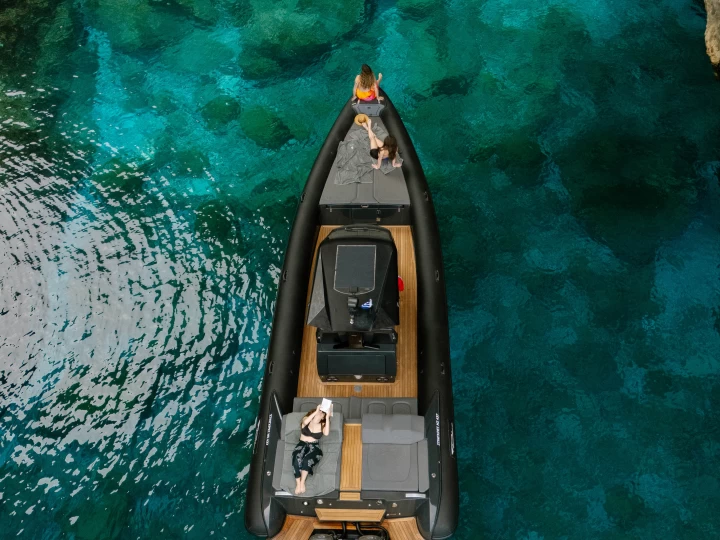 Ribco SF-36X charter bareboat or skippered in  Sifnos