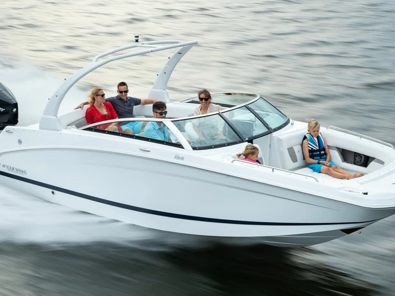 Four Winns HD 240 OB charter bareboat or skippered in  Cannes