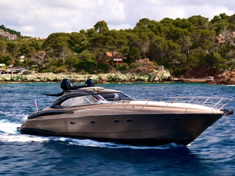 Sunseeker Predator 60 charter bareboat or skippered in  Saint-Raphaël