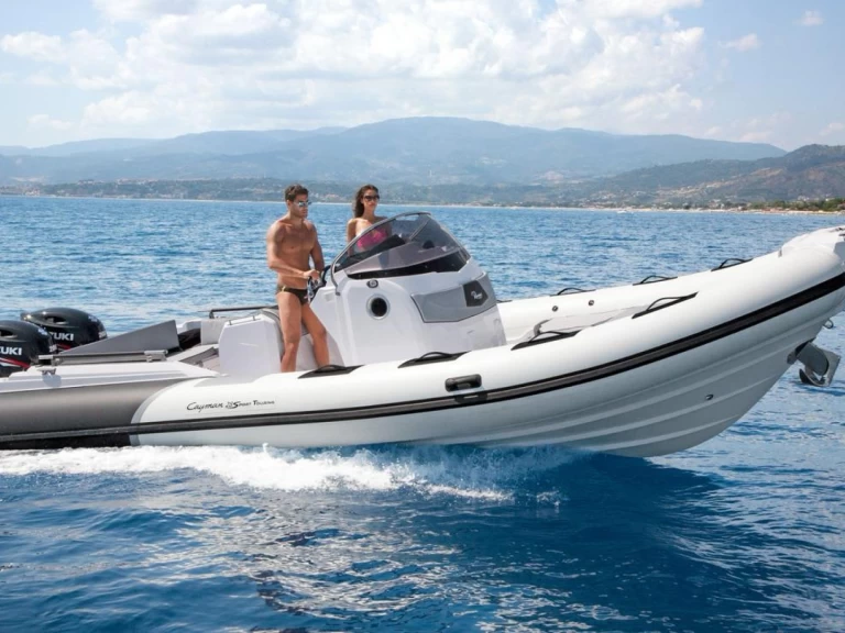 Hire RIB Ranieri with a boat licence