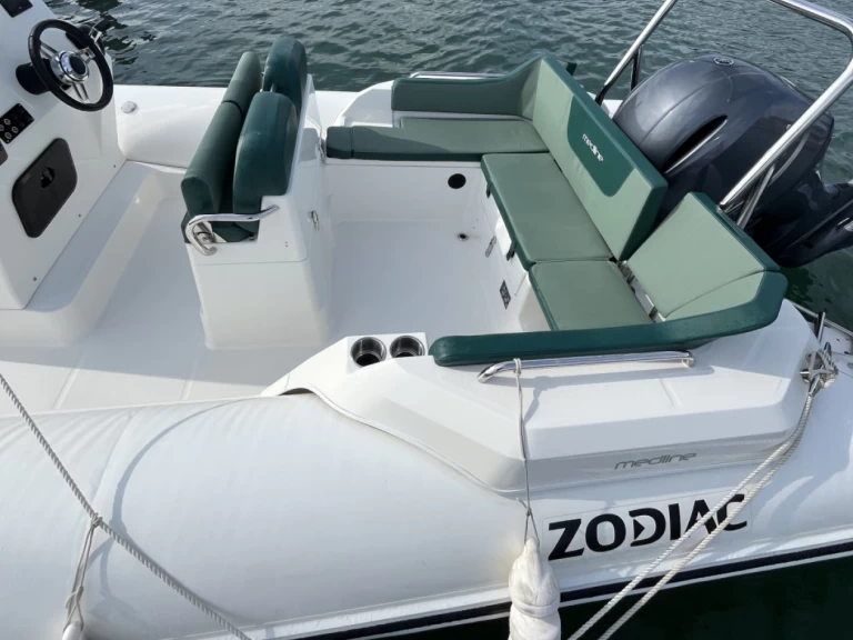 Zodiac Medline 6.8 charter bareboat or skippered in  La Trinité-sur-Mer