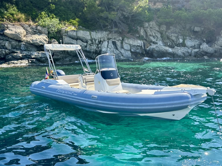 Capelli Tempest 700 charter bareboat or skippered in  Roses