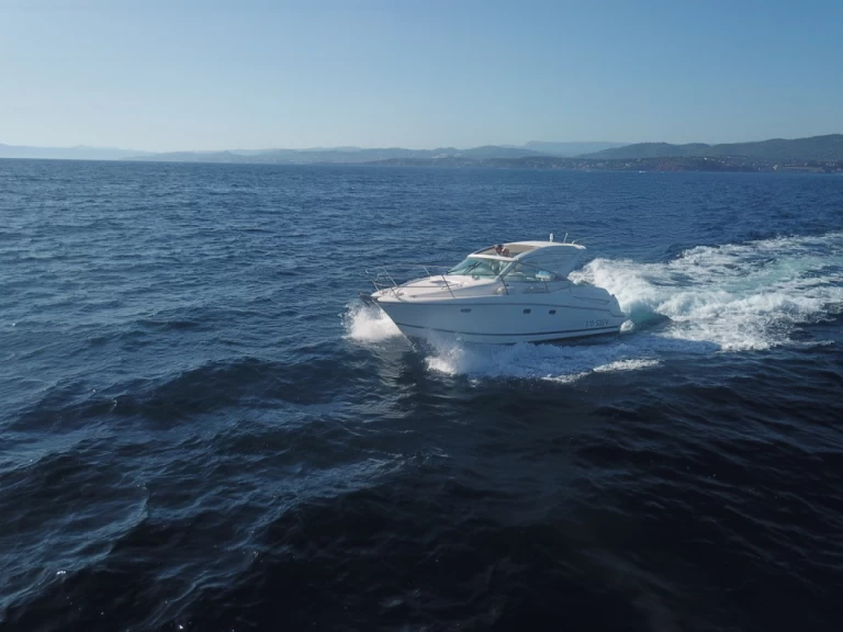 Jeanneau Prestige 30 S charter bareboat or skippered in  Six-Fours-les-Plages