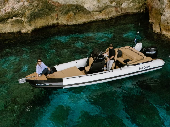 Sea quest 760 charter bareboat or skippered in  Sifnos