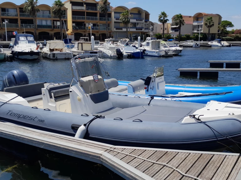 Capelli Tempest 700 charter bareboat or skippered in  Gruissan