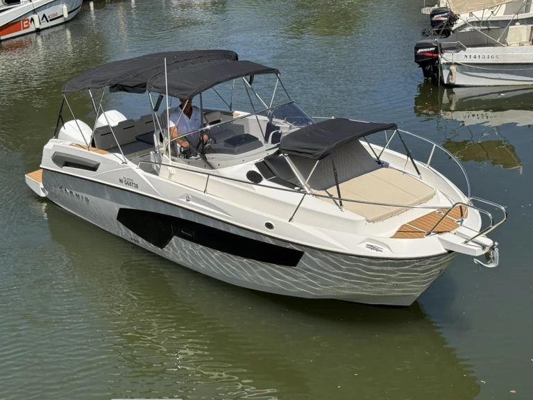 Karnic SL800 charter bareboat or skippered in  Mandelieu-la-Napoule