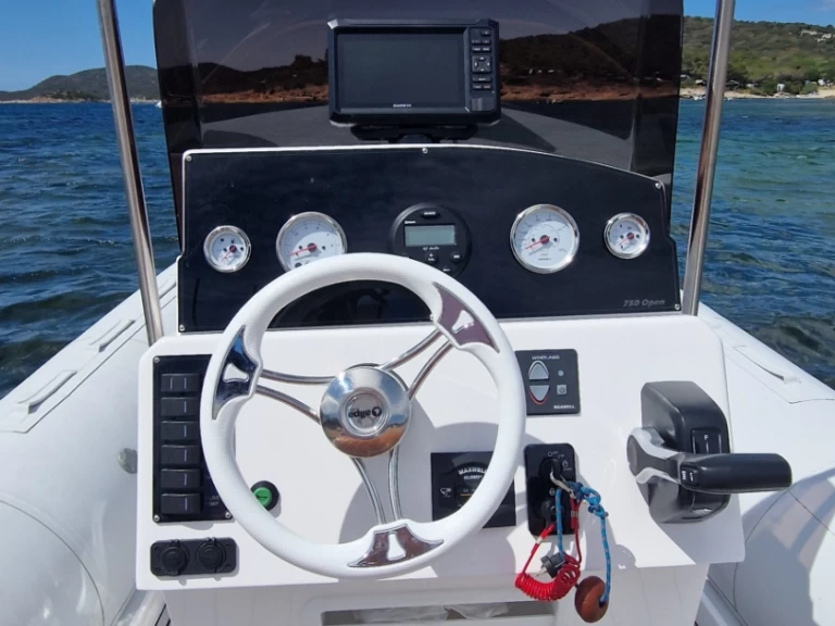 Tiger Open 7,50 charter bareboat or skippered in  Porto-Vecchio