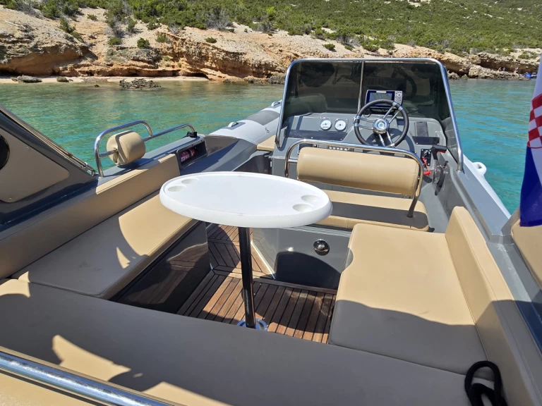 Grginić Shark 23 charter bareboat or skippered in  Novalja