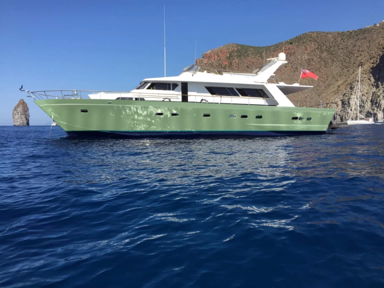 Cantieri Pegasus 80 charter bareboat or skippered in  Olbia