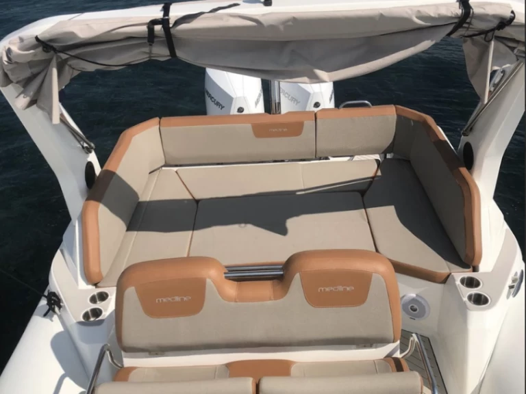 Zodiac Medline 9 charter bareboat or skippered in  Port Grimaud