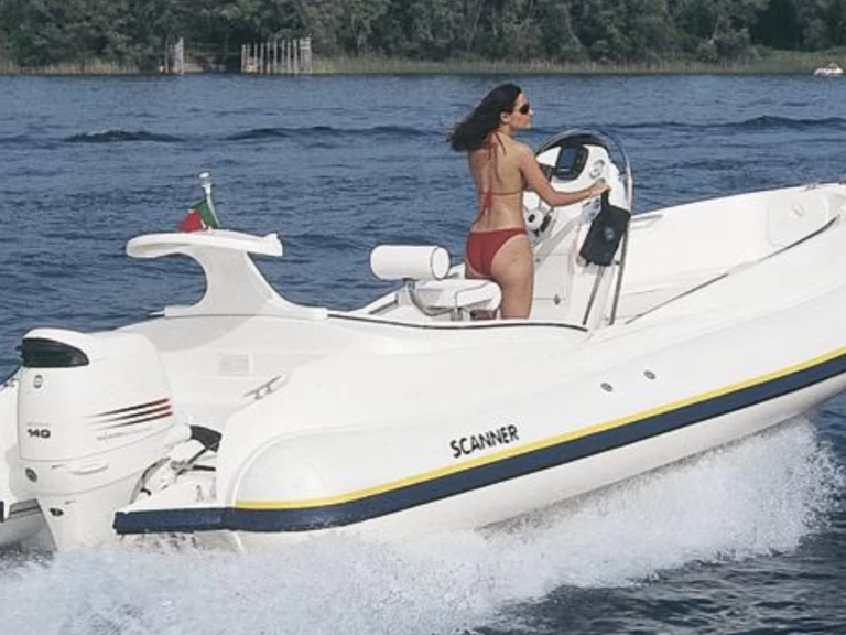 Hire RIB Scanner with a boat licence