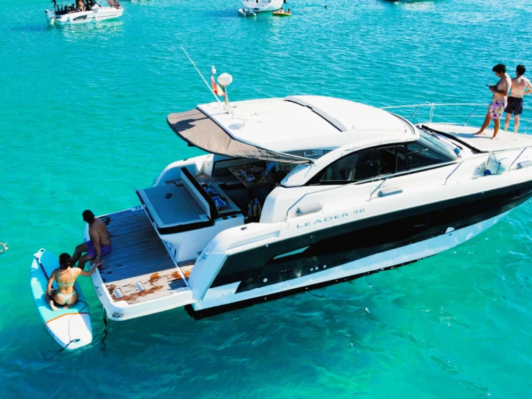 Jeanneau Leader 36 charter bareboat or skippered in  Fornells