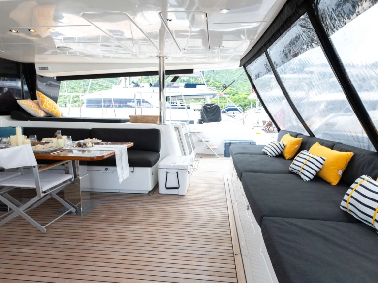 Lagoon PHILOTIMO charter bareboat or skippered in  Windward Bay