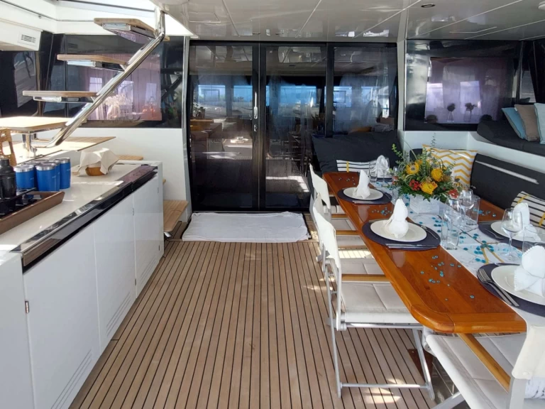Lagoon PHILOTIMO charter bareboat or skippered in  British Virgin Islands (BVI)