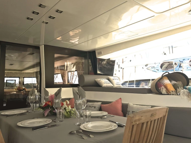 Lagoon Reve2Mer charter bareboat or skippered in  Mahé