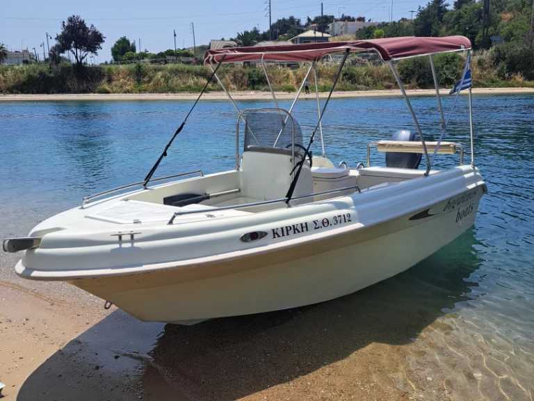 Karel 4,90 charter bareboat or skippered in  Nea Potidaia