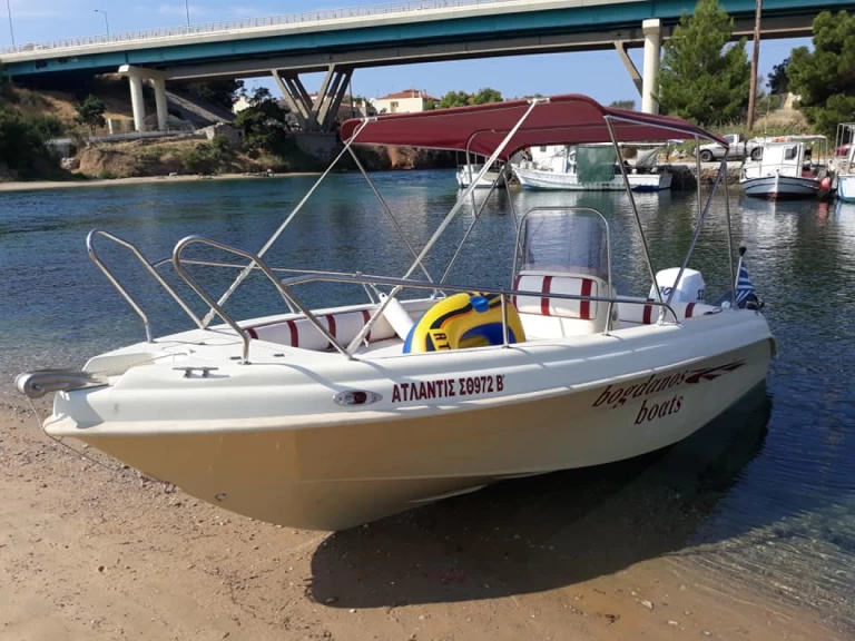 Karel Open charter bareboat or skippered in  Nea Potidaia