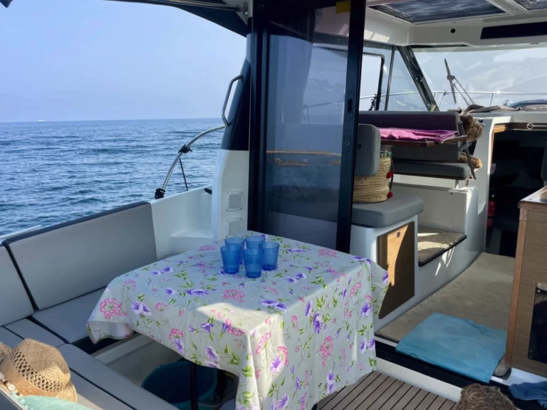 Jeanneau Merry Fisher 895 Cruiser charter bareboat or skippered in  Mandelieu-la-Napoule