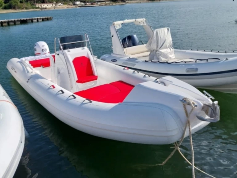 Hire RIB icon with a boat licence