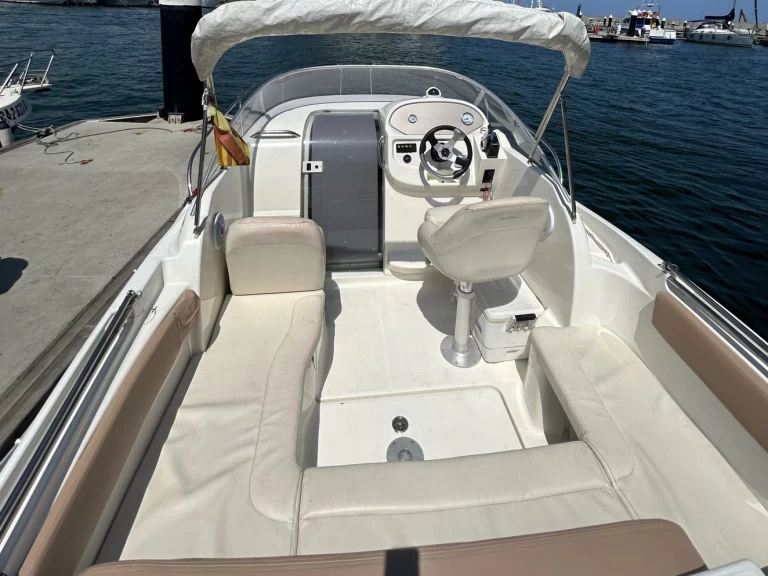 Jeanneau Leader 625 charter bareboat or skippered in  l'Escala