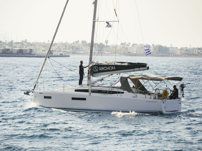 Jeanneau Sun Odyssey 380 charter bareboat or skippered in  Kos