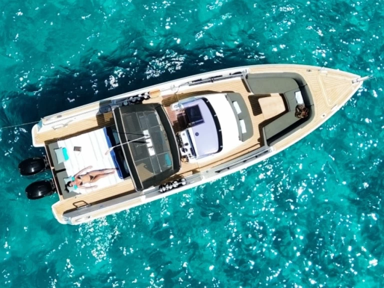 Yacht hire Ibiza Magna cheap Fjord 38 Xpress