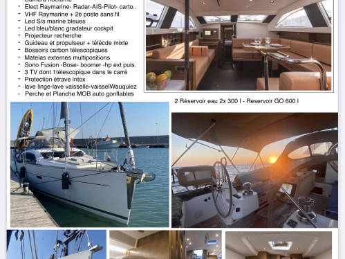 Wauquiez Pilot Saloon 48 charter bareboat or skippered in  Durrës District