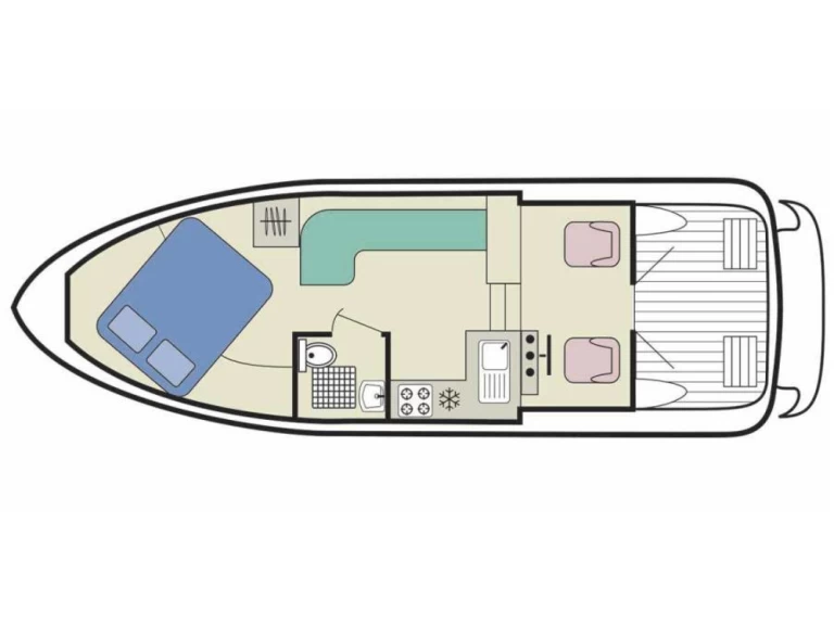 Hire Motorboat Le Boat with a boat licence