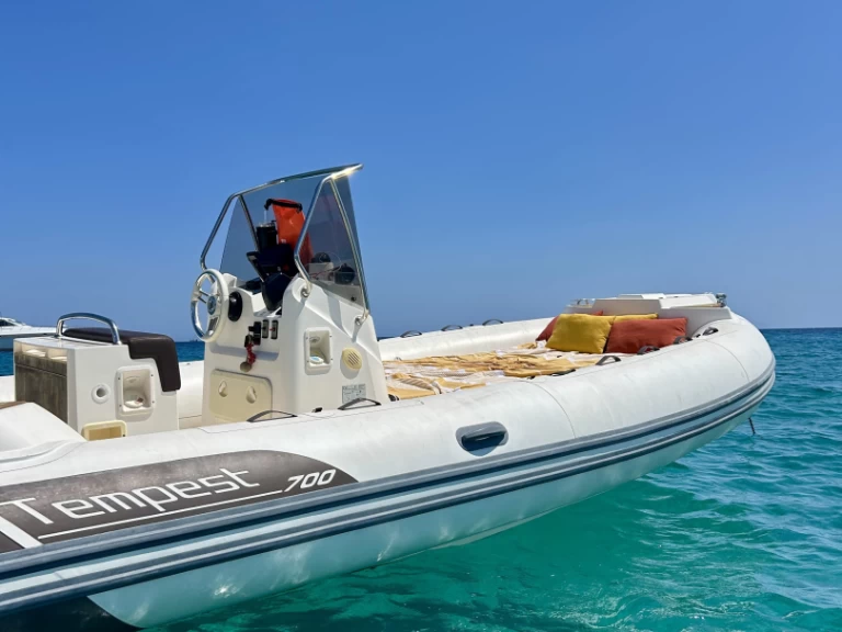 Capelli Tempest 700 charter bareboat or skippered in  Port Cogolin