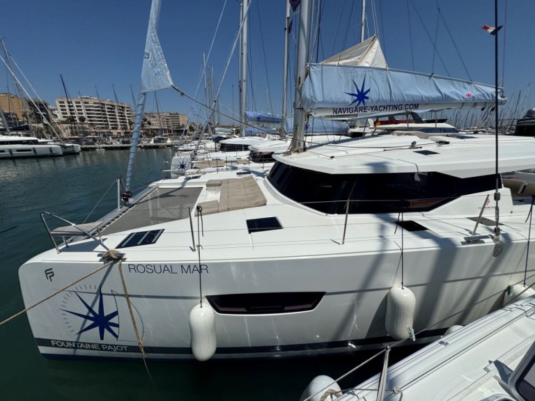 Fountaine Pajot Astrea 42 charter bareboat or skippered in  Palma de Mallorca