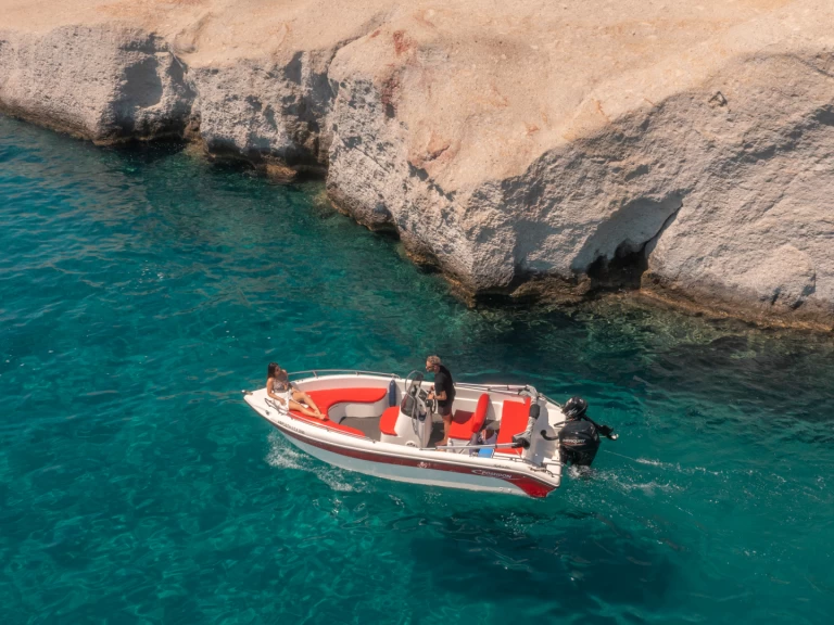 Motorboat hire in Mílos - Poseidon BLU WATER 185