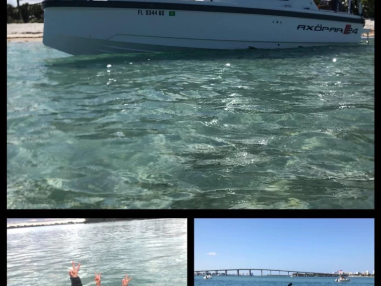 Axopar 24 HT charter bareboat or skippered in  Riviera Beach