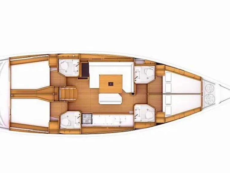 Jeanneau Jeanneau 469 charter bareboat or skippered in  Alimos