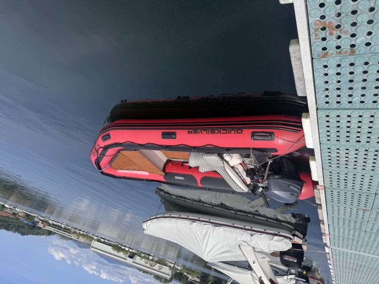 Hire RIB with or without skipper Quicksilver Ornex