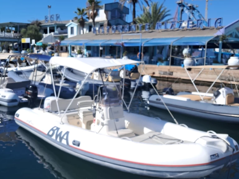 Bwa Sport 19 GT charter bareboat or skippered in  Arbatax Port